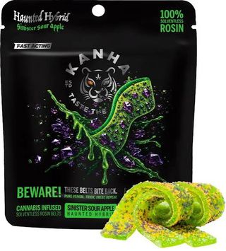 Live Rosin Belts - Haunted Hybrid - Sinister Apple Crunch KANHA
