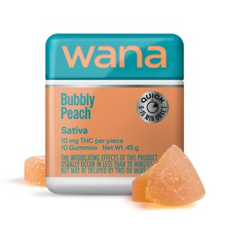 (Quick) Peach Bubbly - Fast Acting -  Wana