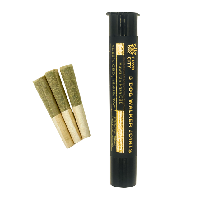 Hawaiian Haze 3 Pack .35g High CBD Pre-Rolls Flwr City