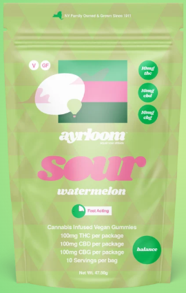 Sour | Watermelon | 100mg CBG Ayrloom