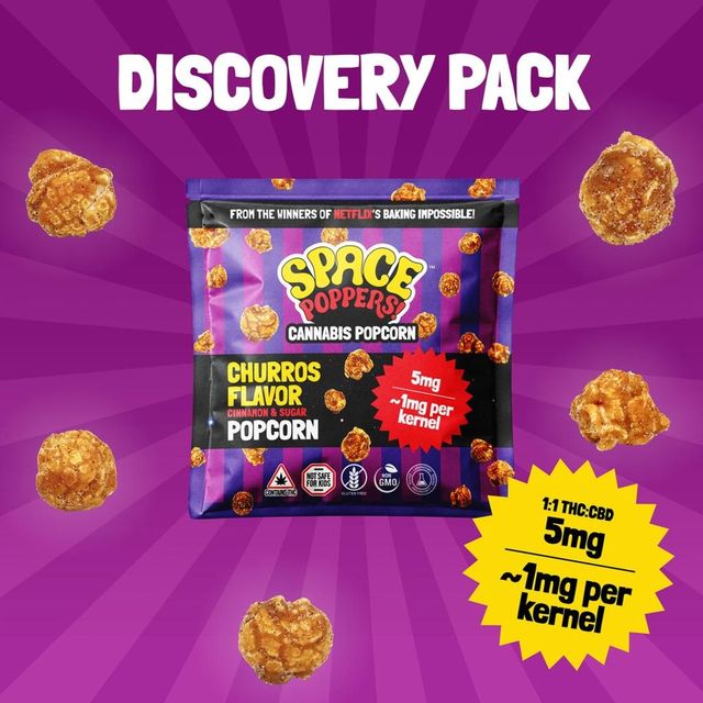 Churros 1:1 THC:CBD Space Poppers