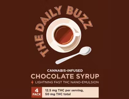 The Daily Buzz CHOCALATE SYRUP Culinary Canna Company