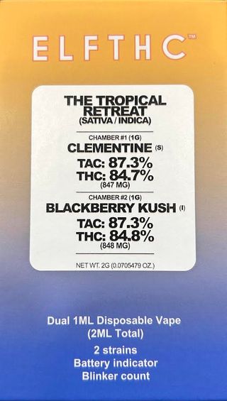 Cannabis Promo, Cannabis Sales, Cannabis Discounts, Cannabis on Sale, Elf THC 2 for $110 1