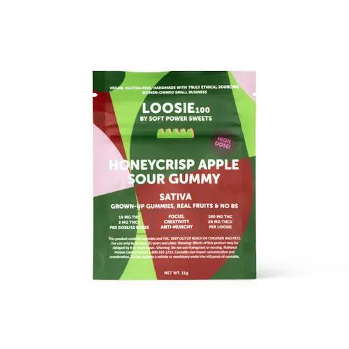 Loosie Sour Honeycrisp Apple 5:1 THC:THCV Soft Power Sweets