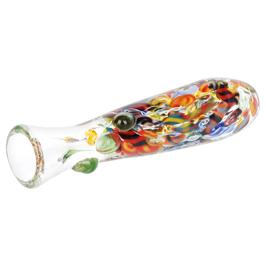 Splatter Party Frit Glass Chillum
