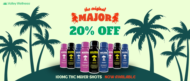 Cannabis Promo, Cannabis Sales, Cannabis Discounts, Cannabis on Sale, 20% Off Major!
