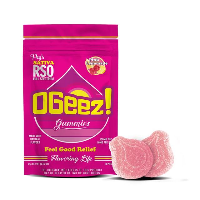 Peg's Sativa RSO, Pink Lemonade OGeez