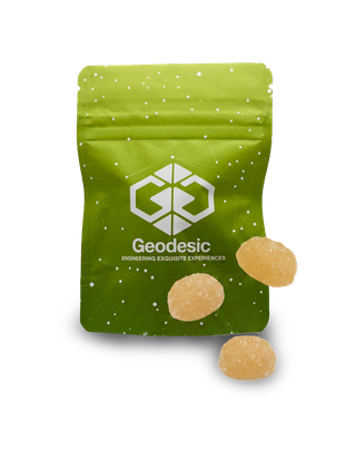 Muse- Formulated 10 pk 2:1:1 THC:CBD:CBG White Chocolate Boysenberry Geodesic