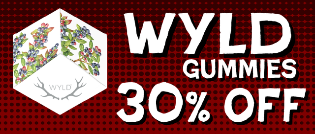 Cannabis Promo, Cannabis Sales, Cannabis Discounts, Cannabis on Sale, Wyld Gummies — 30% off