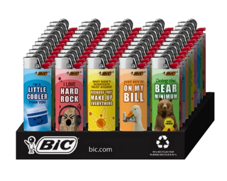 Bic Lighter w Design Bic