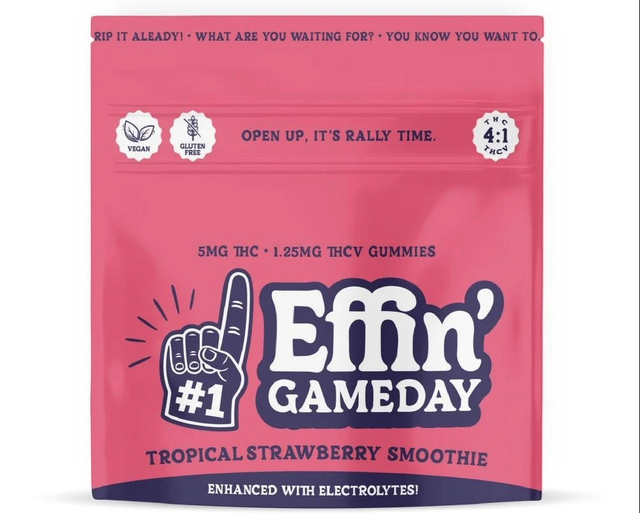 Game Day Strawberry Tropical Smoothie Effin