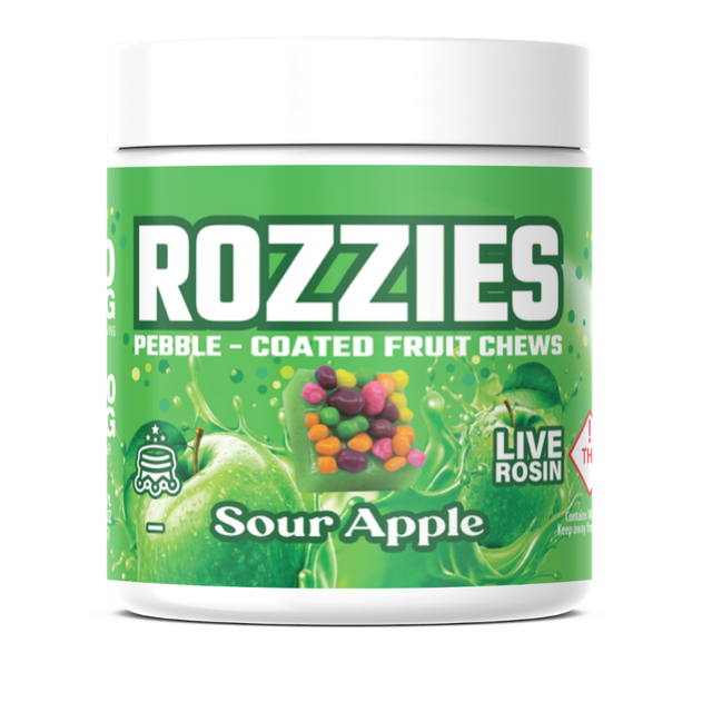 Rozzies Sour Apple Rebel Edibles