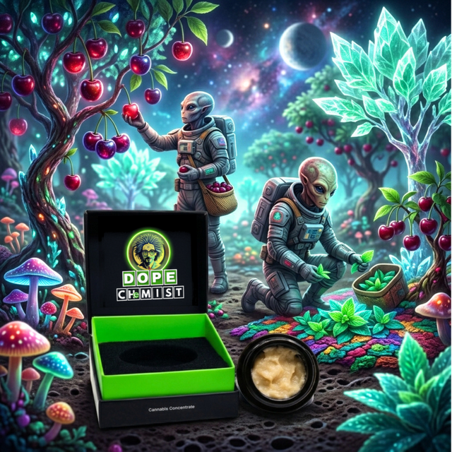 Alien Cherry Mint Live Hash Rosin Dope Chemist Alien Cherry Mint Live Hash Rosin Dope Chemist