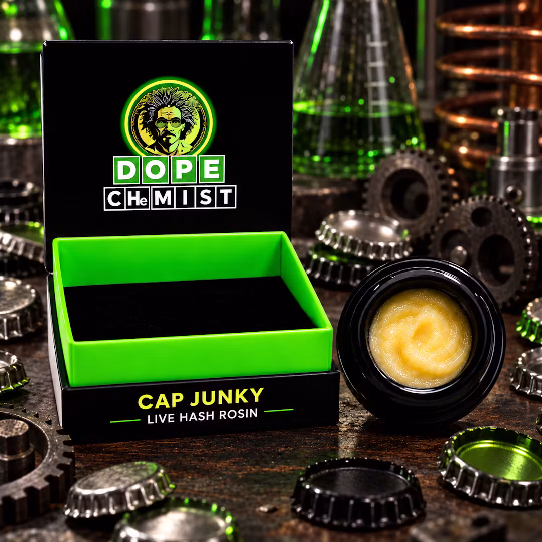 Cap Junky Live Hash Rosin Dope Chemist Cap Junky Live Hash Rosin Dope Chemist