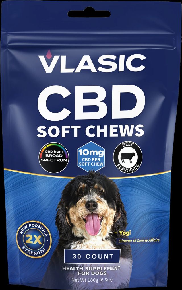 Calming Beef Flavored Dog Chews Vlasic