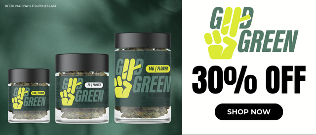 Cannabis Promo, Cannabis Sales, Cannabis Discounts, Cannabis on Sale, Good Green: 30% Off