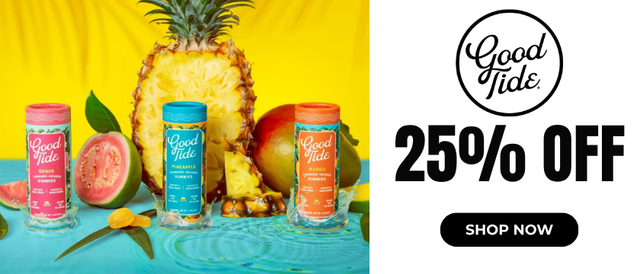 Cannabis Promo, Cannabis Sales, Cannabis Discounts, Cannabis on Sale, Good Tide: 25% Off