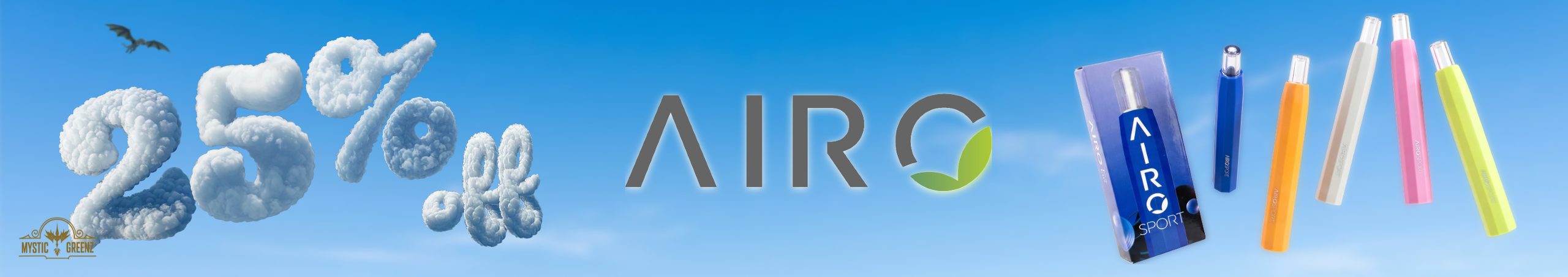 Cannabis Promo, Cannabis Sales, Cannabis Discounts, Cannabis on Sale, AIRO 25% Off