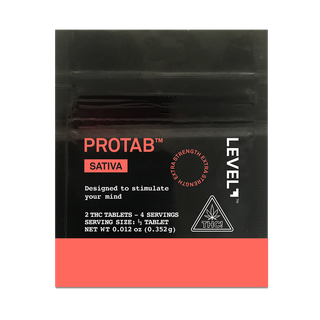 PROTAB | Sativa Tablets | 100mg | 2ct | 50mg/ea LEVEL