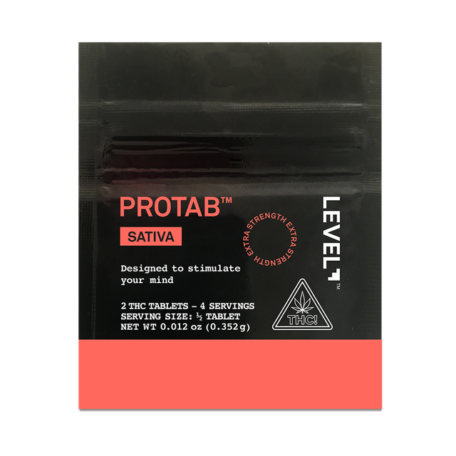 PROTAB | Sativa Tablets | 100mg | 2ct | 50mg/ea LEVEL