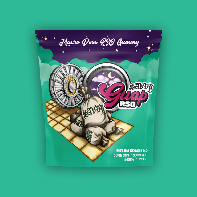 Guap Gummy Melon Crash RSO Savvy Guap Gummy Melon Crash RSO Savvy