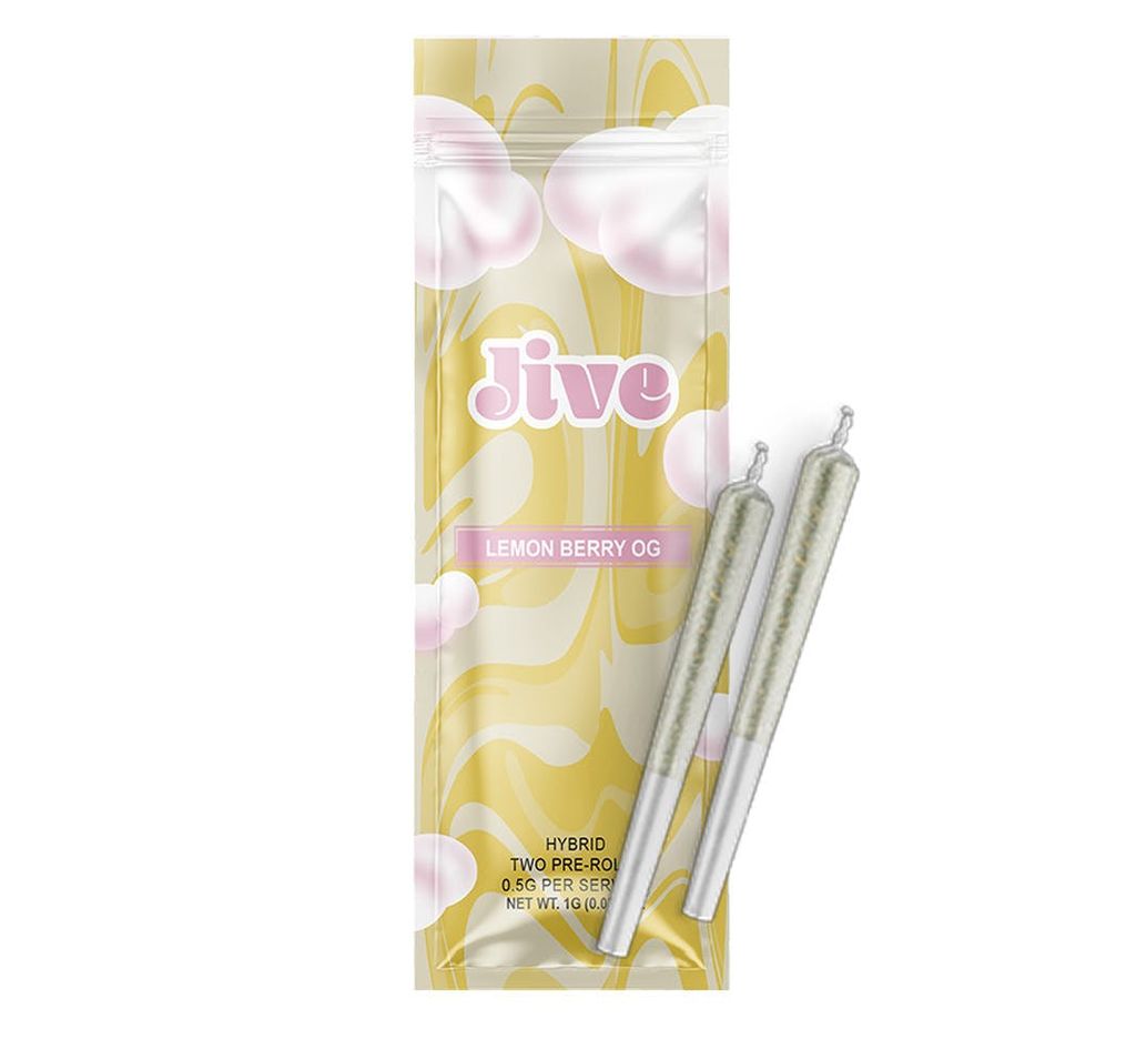 JIVE| Lemon Berry OG | 2-Pack Pre-Rolls | 1g