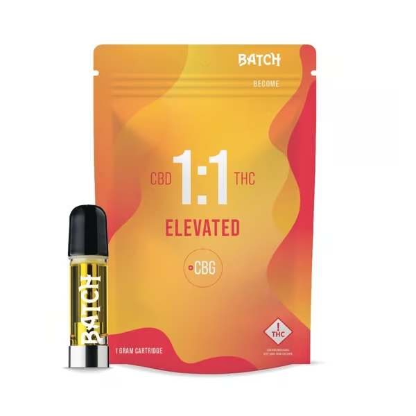 Batch become Cartridge | Elevated CBG 1:1 1g Med