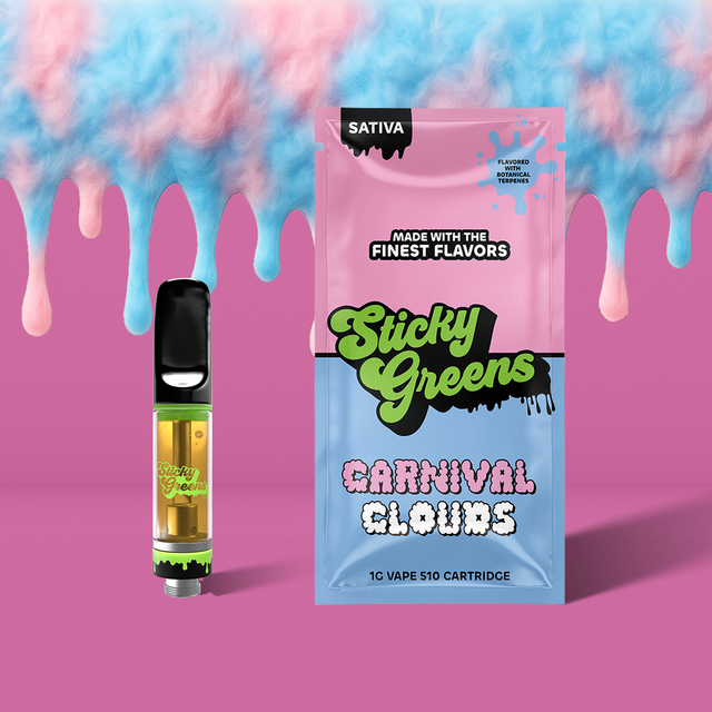 Carnival Clouds Sticky Greens
