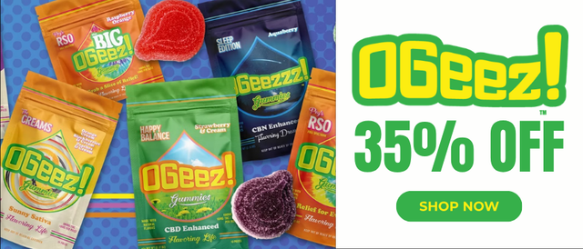 Cannabis Promo, Cannabis Sales, Cannabis Discounts, Cannabis on Sale, Ogeez: 35% Off