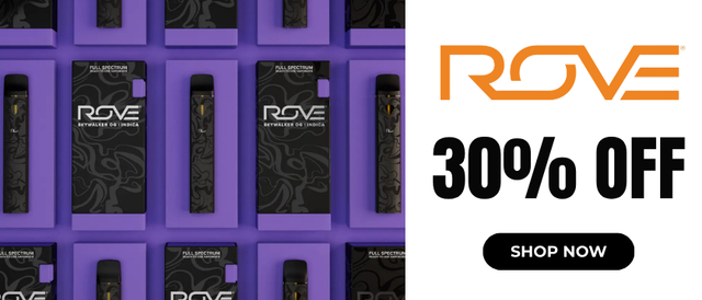 Cannabis Promo, Cannabis Sales, Cannabis Discounts, Cannabis on Sale, Rove: 30% Off