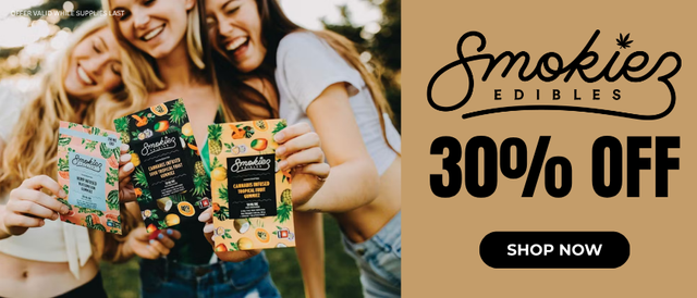 Cannabis Promo, Cannabis Sales, Cannabis Discounts, Cannabis on Sale, Smokiez: 30% Off