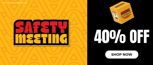 Cannabis Promo, Cannabis Sales, Cannabis Discounts, Cannabis on Sale, Safety Meeting: 40% Off