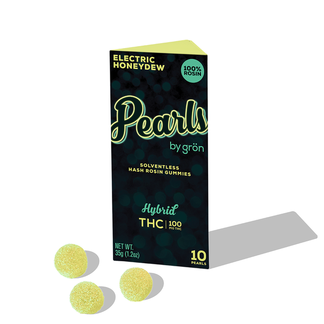 Electric Honeydew Pearls GRON