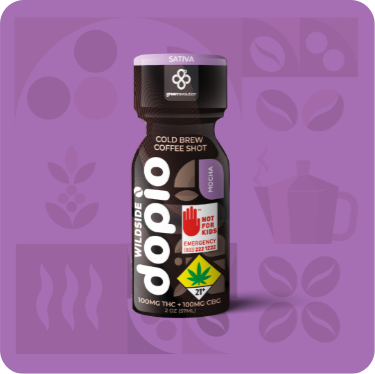 Dopio Cold Brew Mocha 1:1 THC:CBG Green Revolution