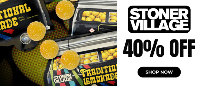 Cannabis Promo, Cannabis Sales, Cannabis Discounts, Cannabis on Sale, Stoner Village: 40% Off