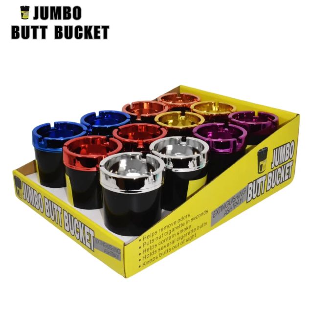 Jumbo Butt Bucket Car Ashtray Glossy SimpleGoods