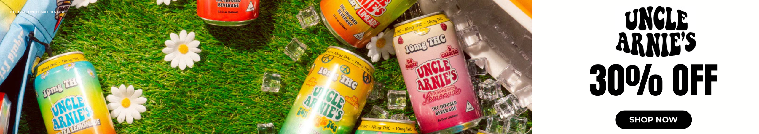 Cannabis Promo, Cannabis Sales, Cannabis Discounts, Cannabis on Sale, Uncle Arnie's: 30% Off