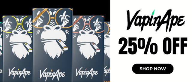Cannabis Promo, Cannabis Sales, Cannabis Discounts, Cannabis on Sale, Vapin Ape: 25% Off