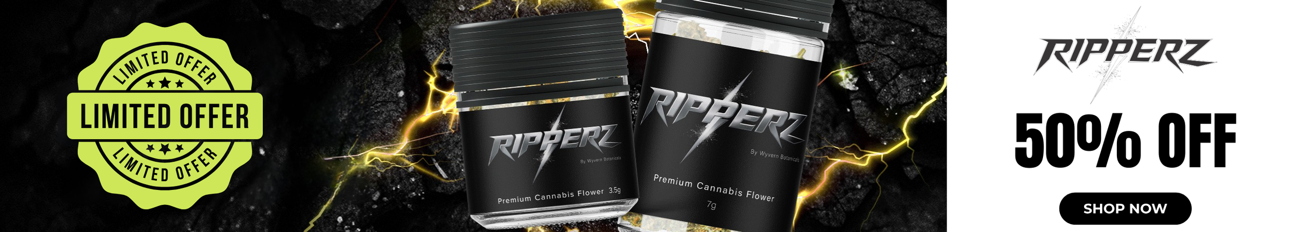 Cannabis Promo, Cannabis Sales, Cannabis Discounts, Cannabis on Sale, Ripperz: 50% Off