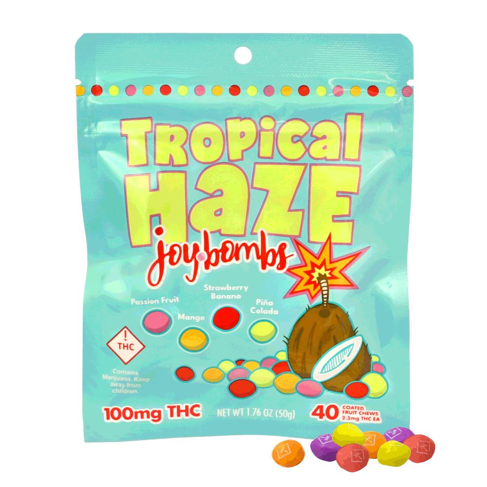 Joybomb Gummies | Tropical Haze 100mg Rec