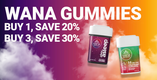 Cannabis Promo, Cannabis Sales, Cannabis Discounts, Cannabis on Sale, Wana Buy More Save More