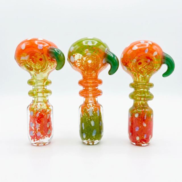  5" Spike Art With Double Rim Hand Generic Glass