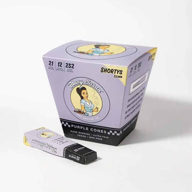Blazy Susan Purple Mini Cones 53mm Blazy Susan