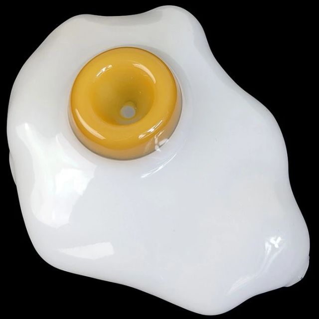 4" Egg Hand Generic Glass