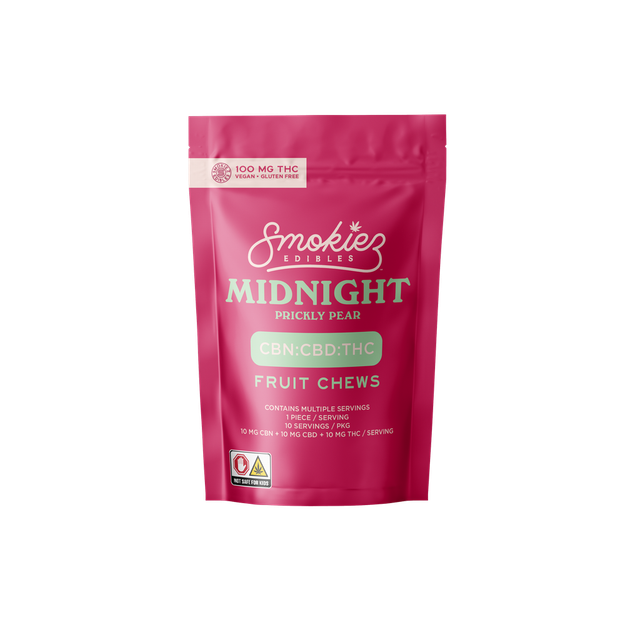 Midnight Prickly Pear CBD/CBN/THC Smokiez