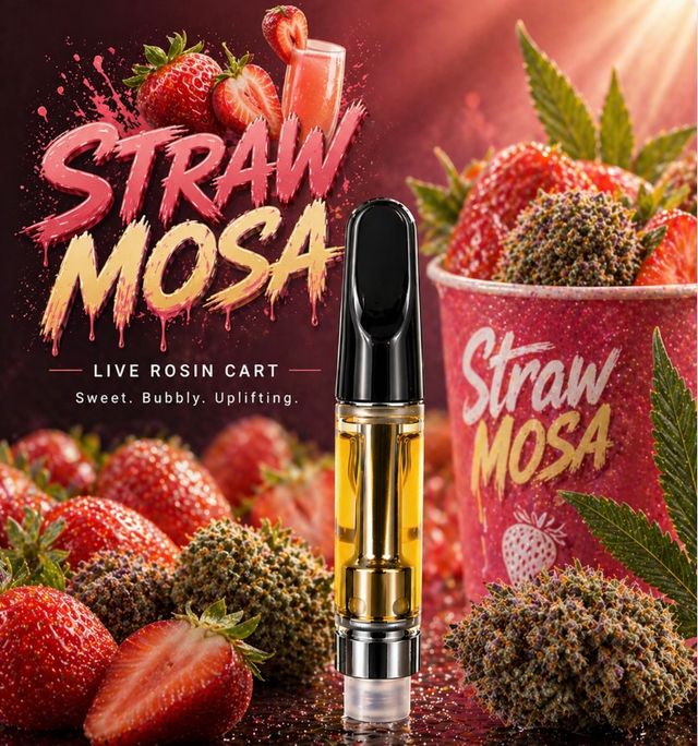 Strawmosa Live Rosin Distillate Blend Gonzo Family Farms