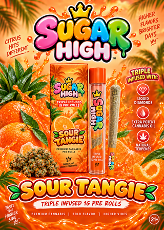 Sour Tangie Triple Infused Sugar High