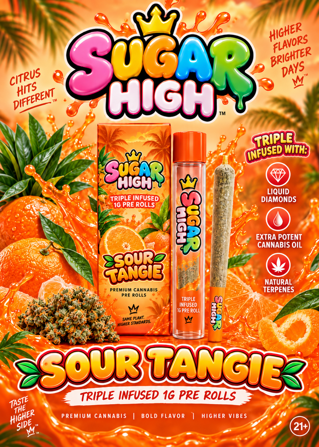 Sour Tangie Triple Infused Sugar High