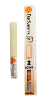 1 Gram Glass Tip Cones - Natural Brown DaySavers