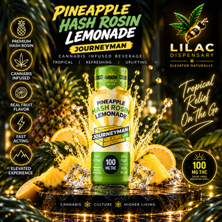 Pineapple Hash Rosin Lemonade (100mg THC) [2oz] Journeyman
